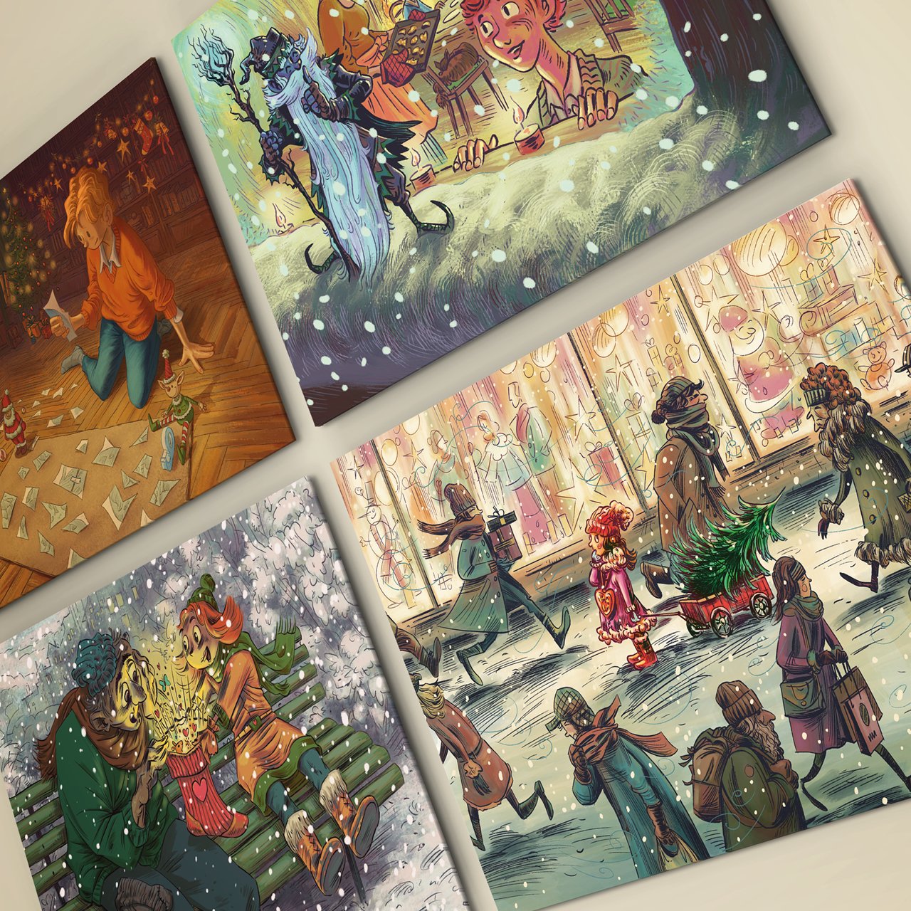 Neujahrs- und andere Grusskarten