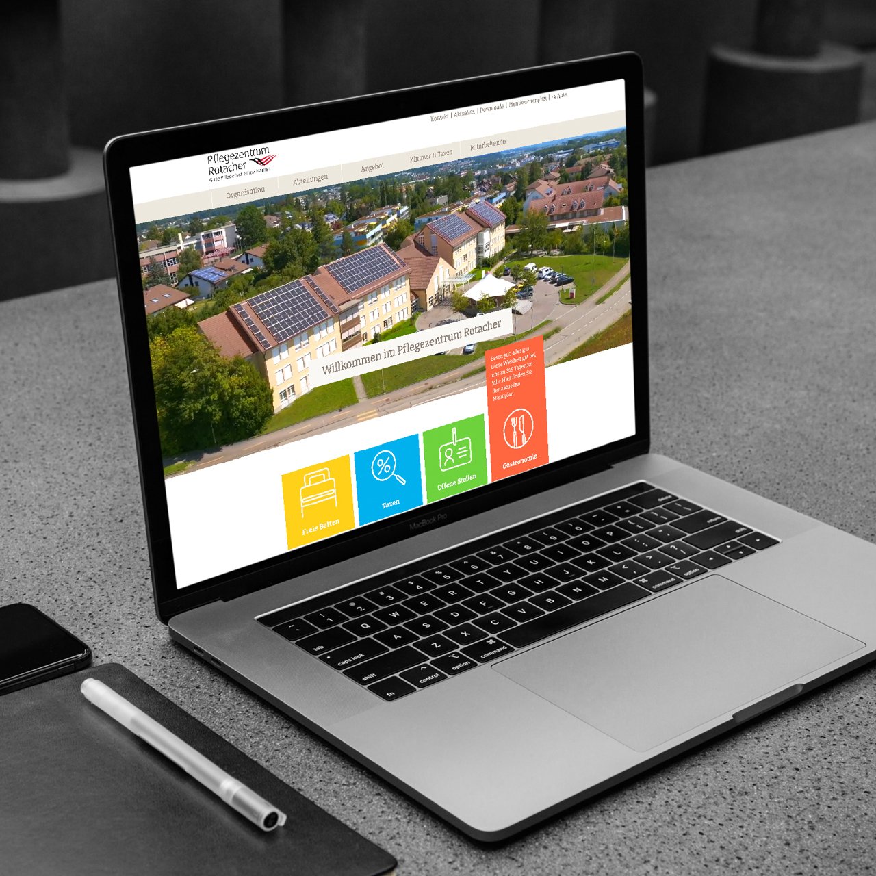 Pflegezentrum Rotacher - Update Website