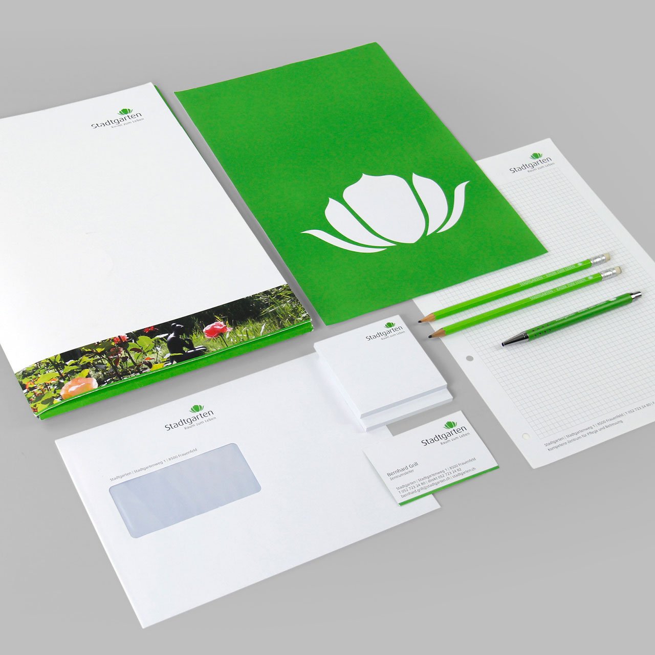 Pflegezentrum Stadtgarten: Corporate Design