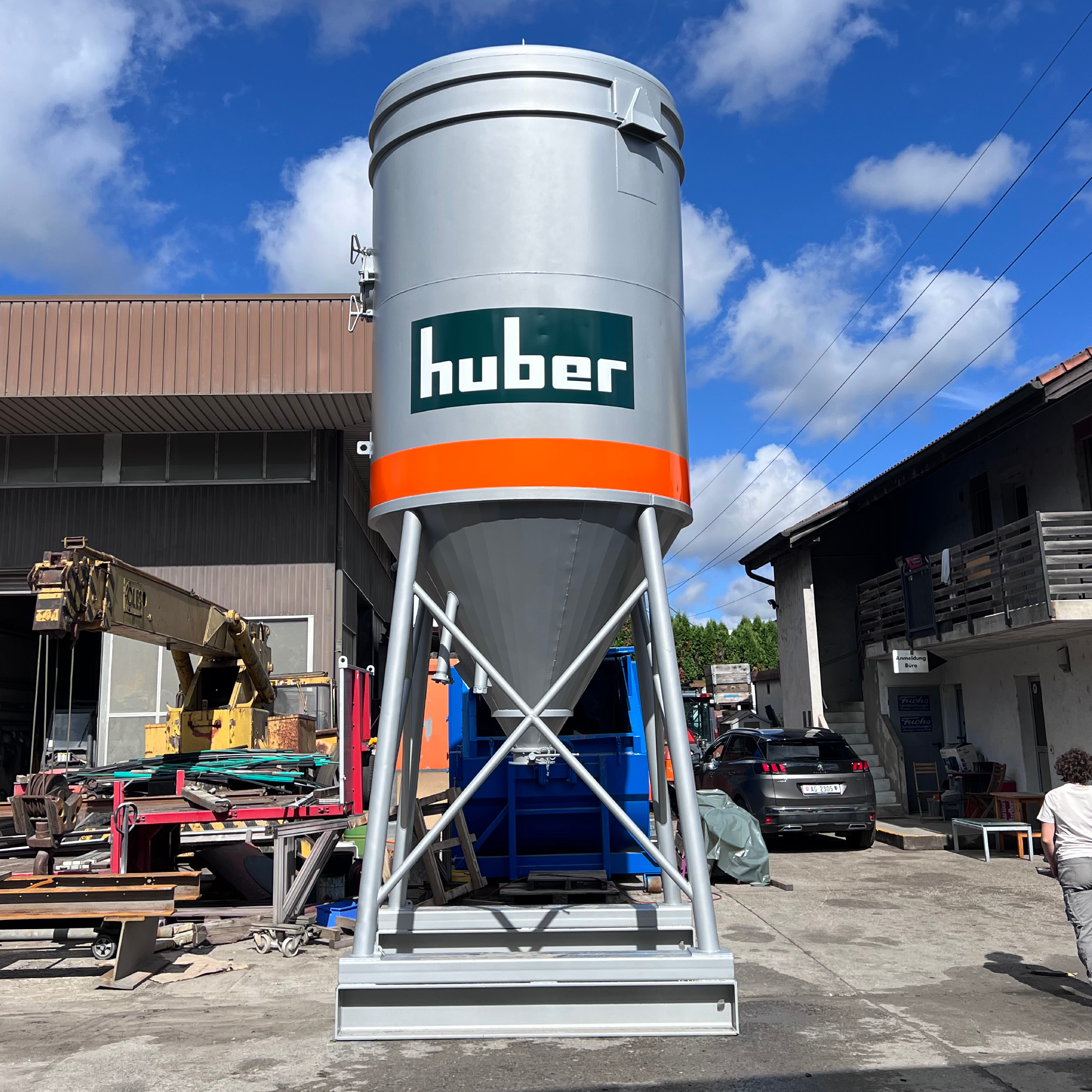 Gebr. Huber AG – Silobeschriftung