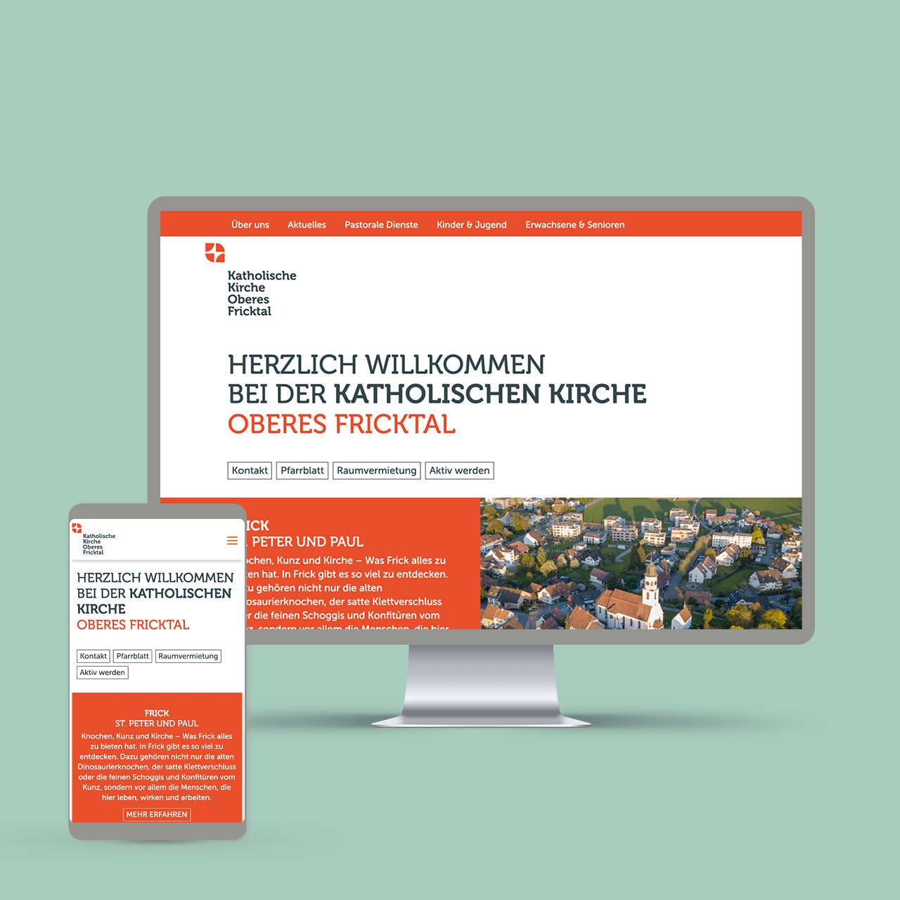 Katholische Kirche Oberes Fricktal: Neue Website