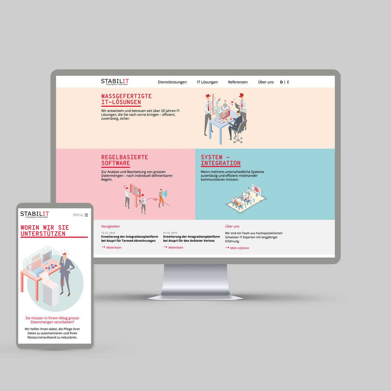 STABILIT Informatik AG: Redesign Website