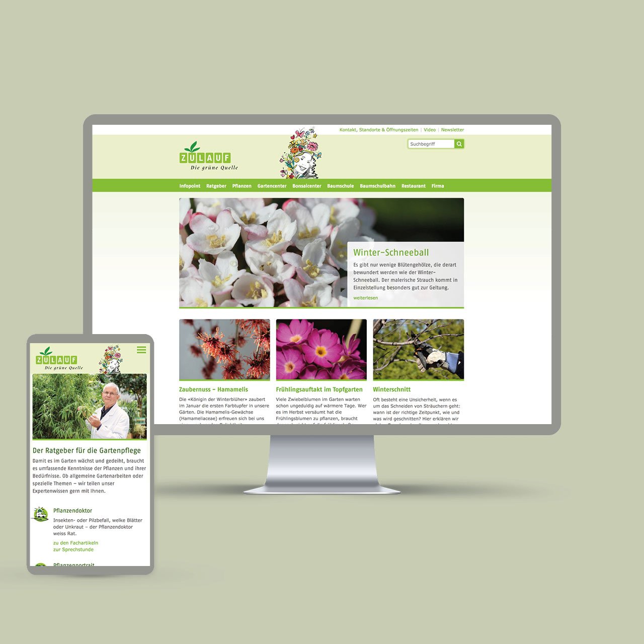 Zulauf AG: Redesign Website