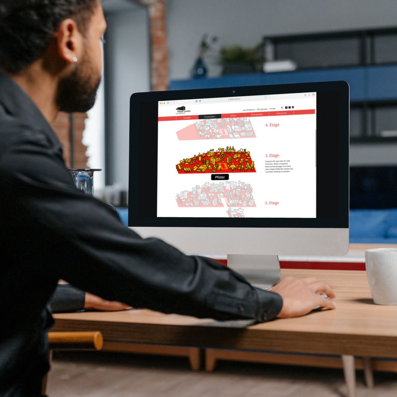 Pfister-Center Suhr - Situationsplan