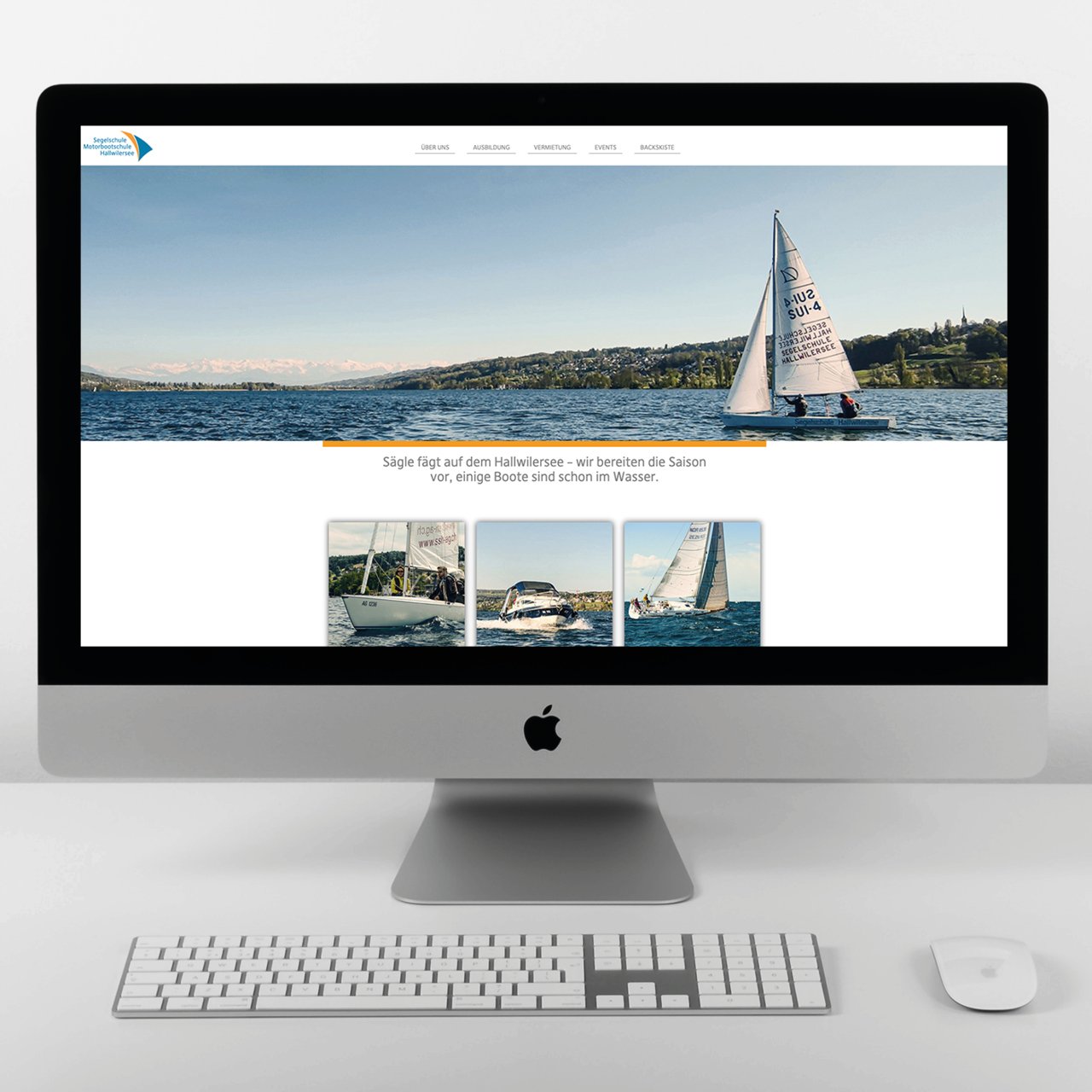 Segelschule Hallwilersee: Redesign Website