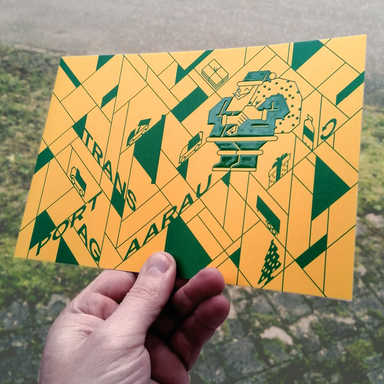 Transport AG Aarau – Neujahrskarte