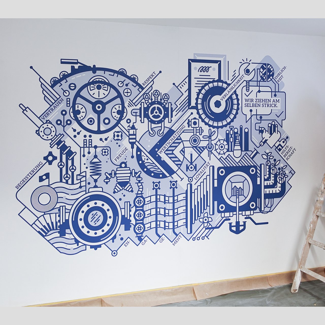 KLINGER Gysi AG – Wandbild