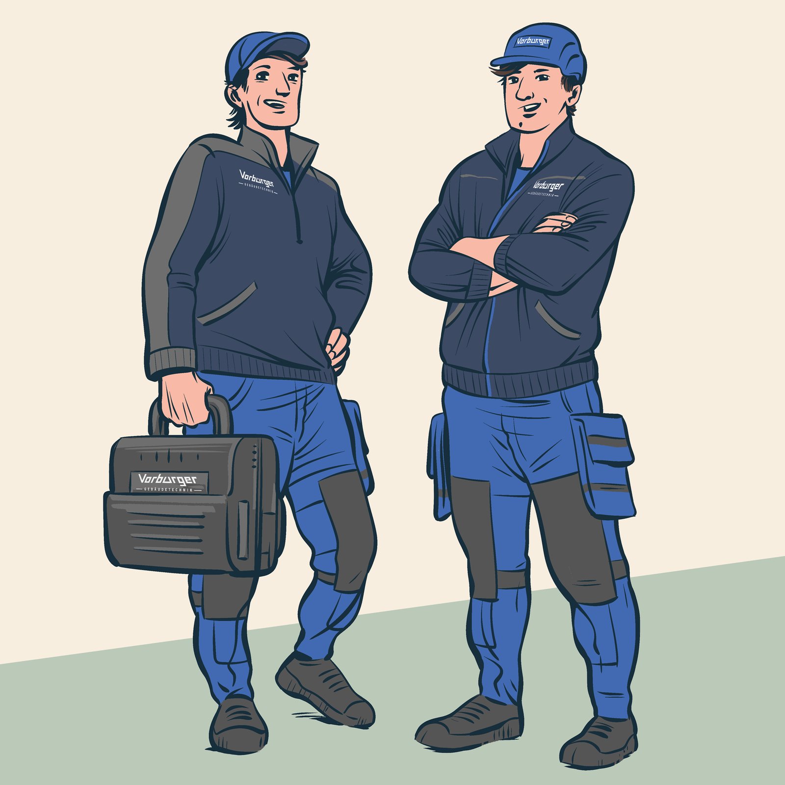 Kurt Vorburger AG – Key Visual Illustration