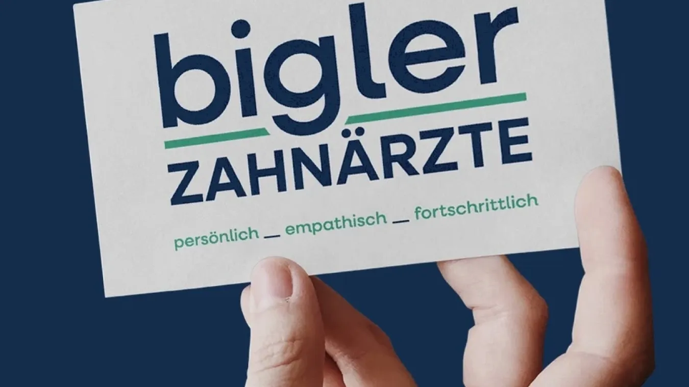 Bigler Zahnärzte – Corporate Design für eine neue Praxis