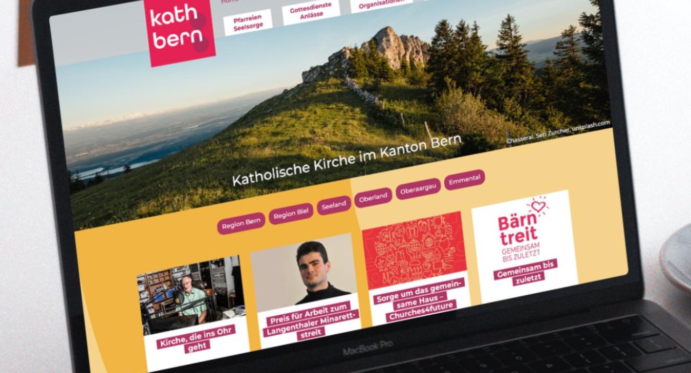 Katholische Kirche Bern: Redesign Website