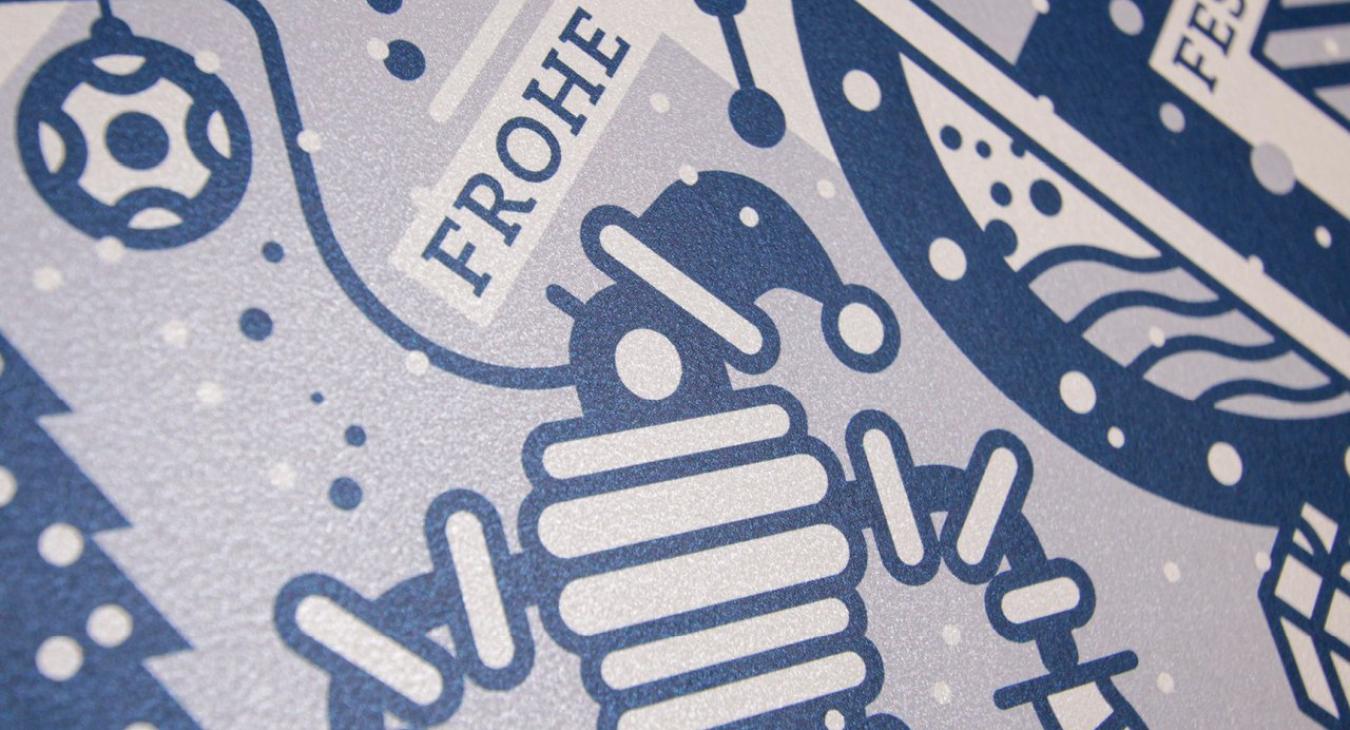 KLINGER Gysi AG - Neujahrskarte mit Markenbotschaft