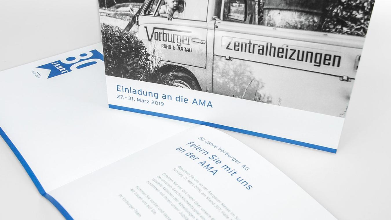 Vorburger AG: Einladung