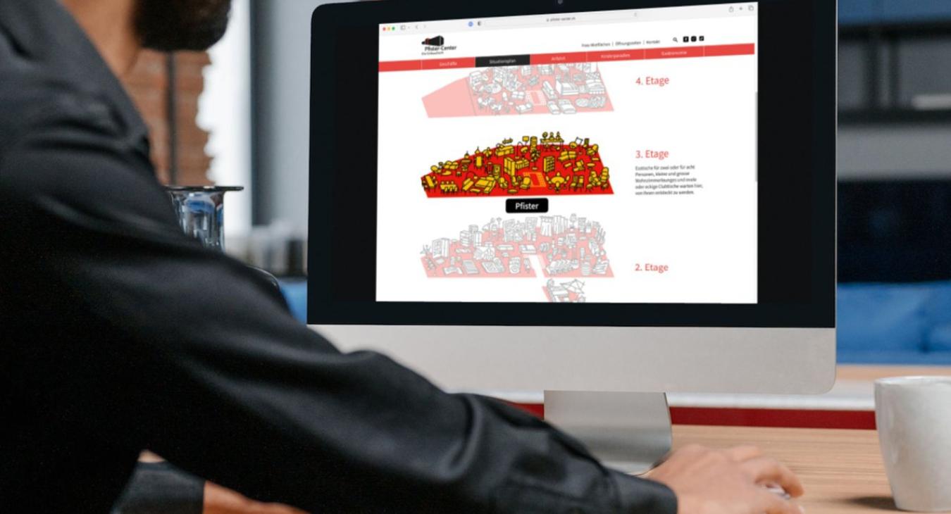 Pfister-Center Suhr - Situationsplan