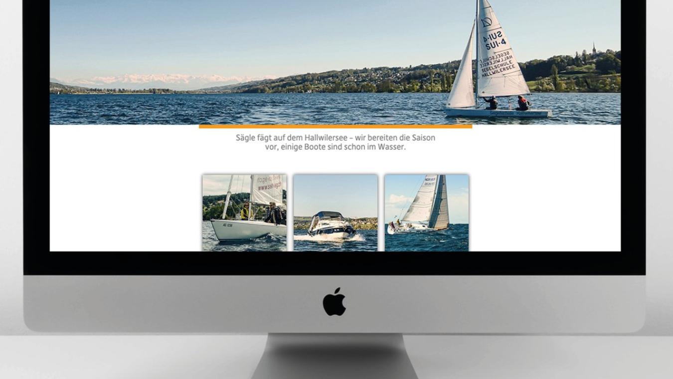 Segelschule Hallwilersee: Redesign Website