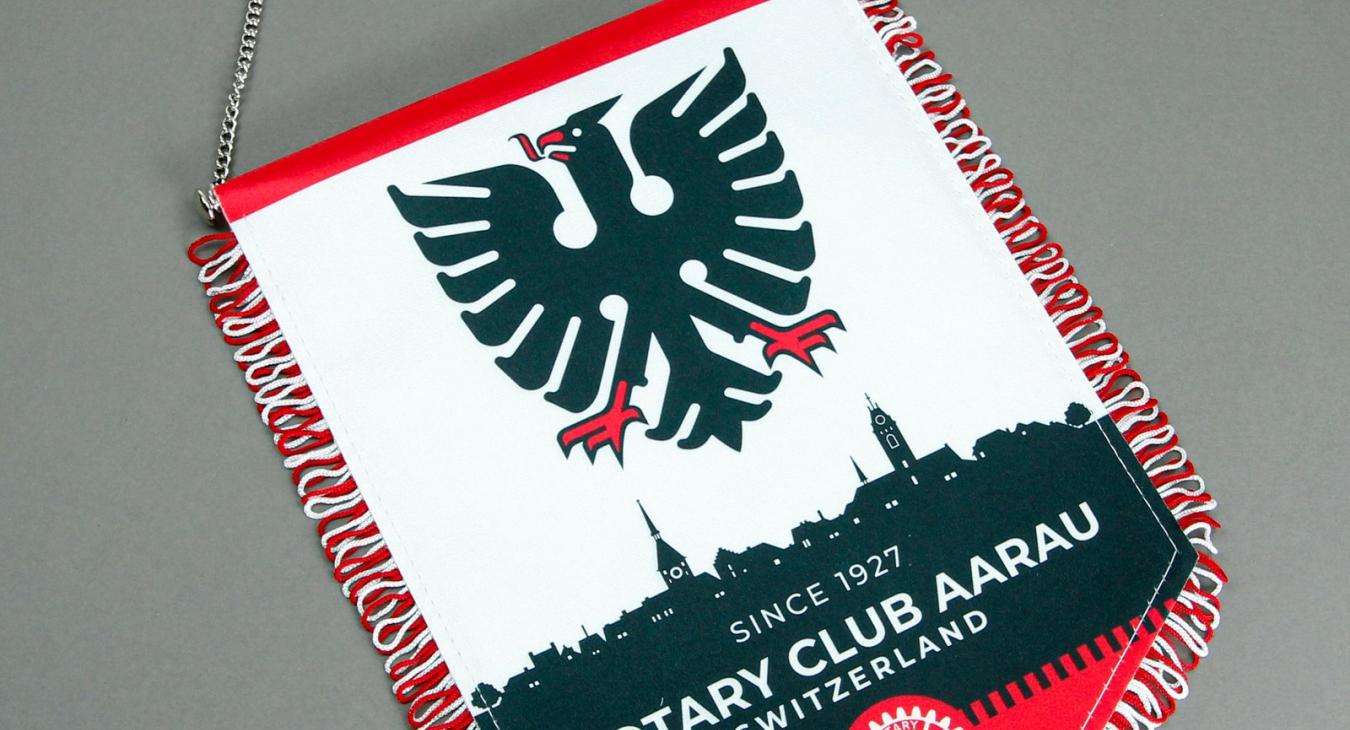 Rotary Club Aarau - neuer Vereinswimpel