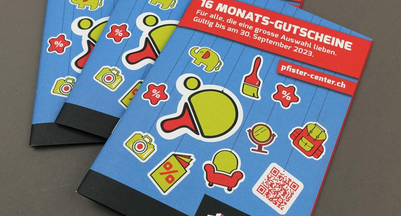 Pfister-Center Suhr - Gutscheinheft