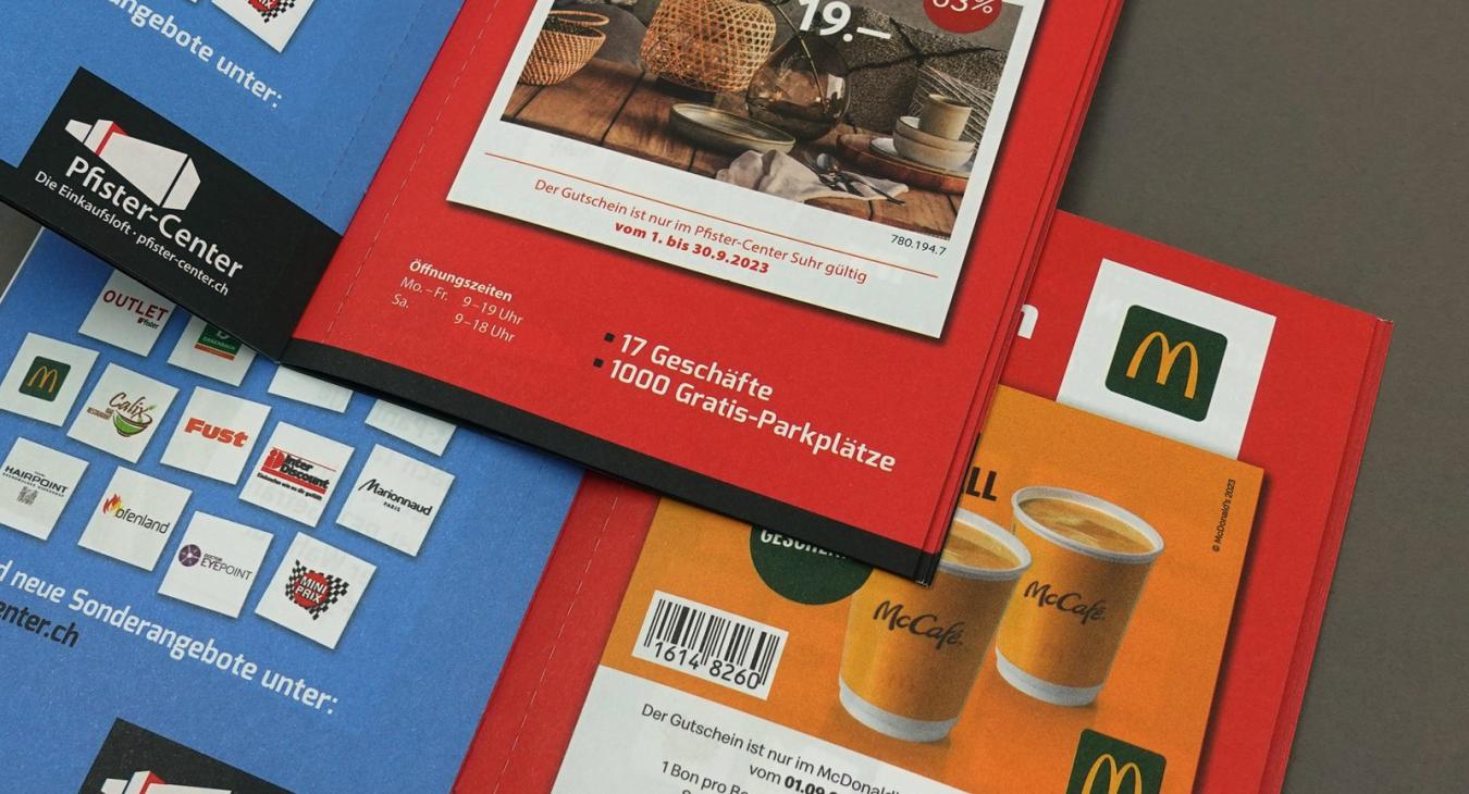 Pfister-Center Suhr - Gutscheinheft