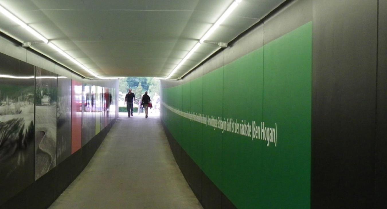 Golfpark Lägern / Otelfingen: Neugestaltung der Unterführung