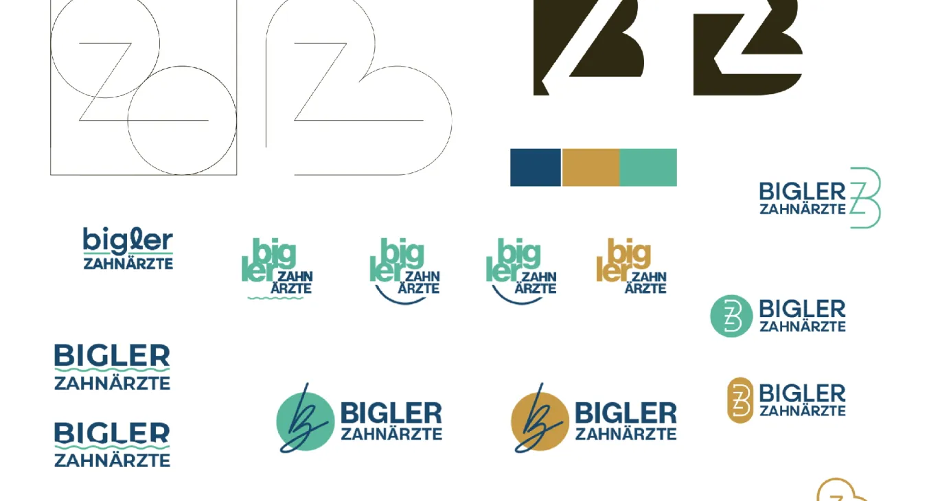 Bigler Zahnärzte – Corporate Design für eine neue Praxis