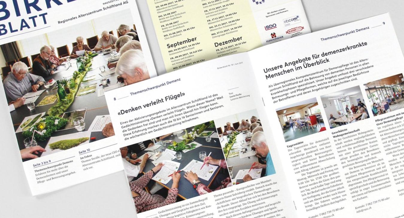 Alterszentrum Schöftland: Hausmagazin