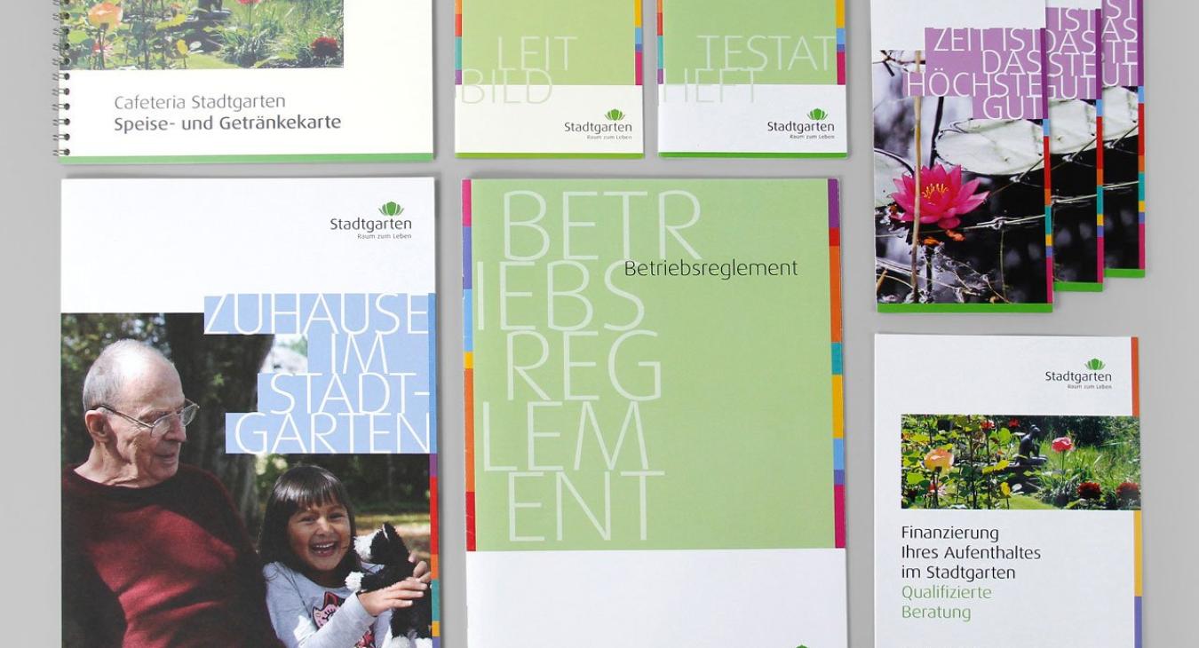 Pflegezentrum Stadtgarten: Diverse Printprodukte