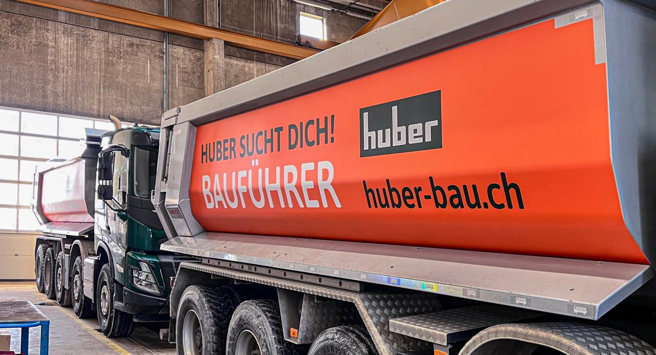 Gebr. Huber AG – Fahrzeugbeschriftung