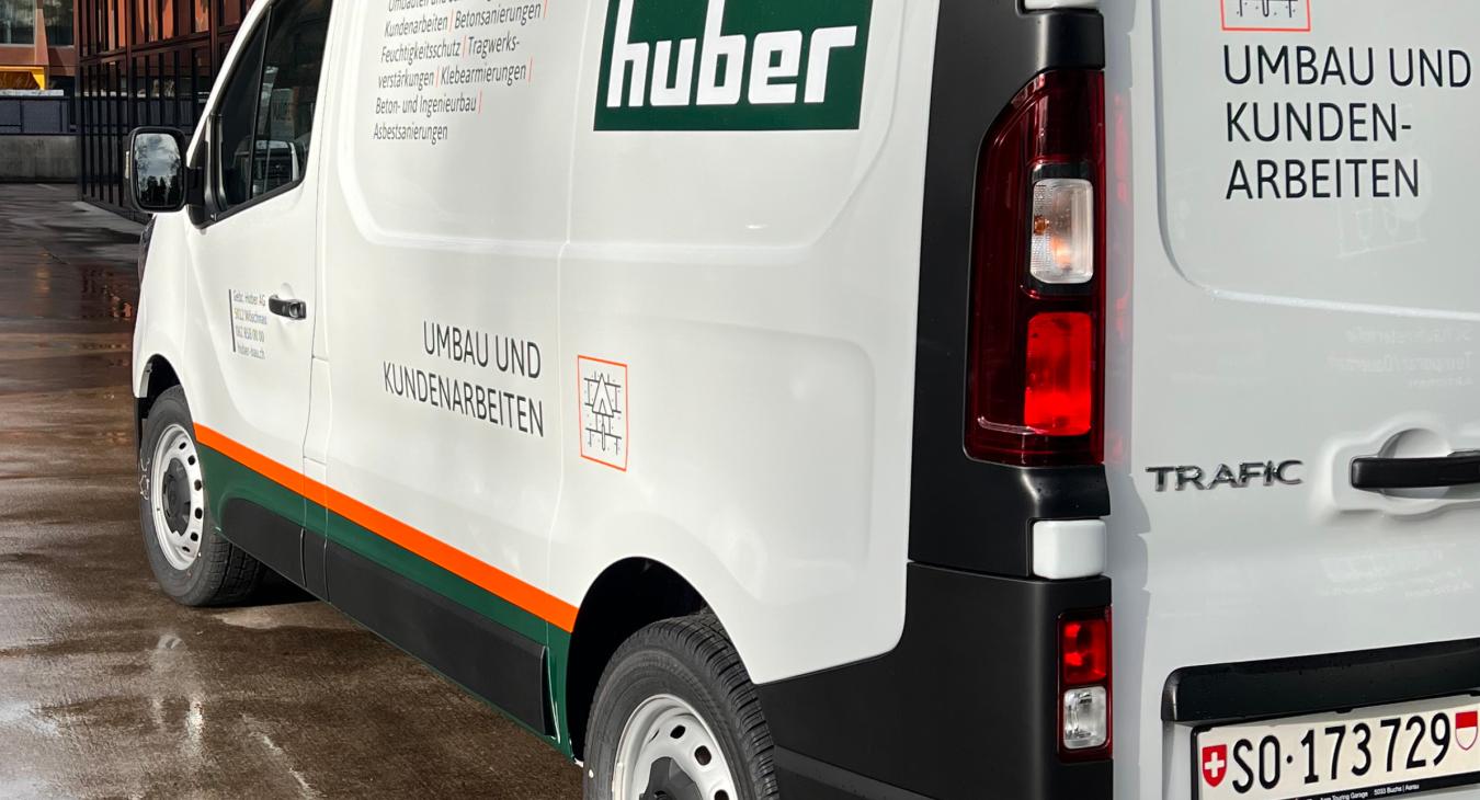 Gebr. Huber AG – Fahrzeugbeschriftung