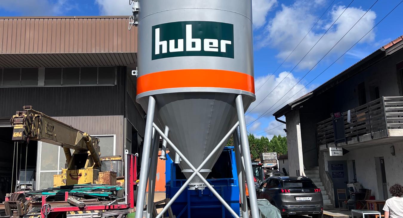 Gebr. Huber AG – Silobeschriftung