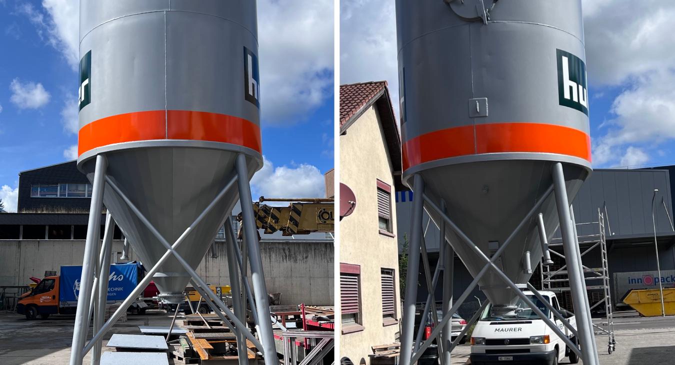 Gebr. Huber AG – Silobeschriftung