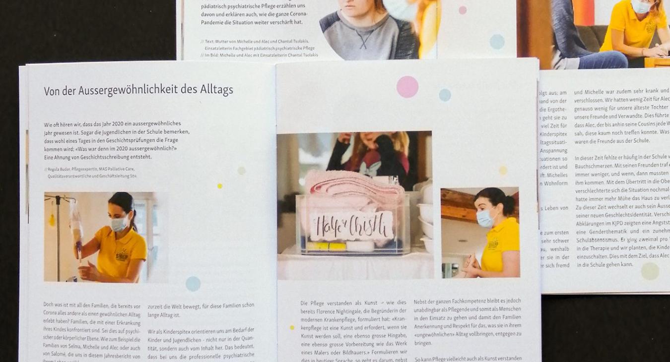 Kinderspitex Nordwestschweiz: Jahresbericht 2020