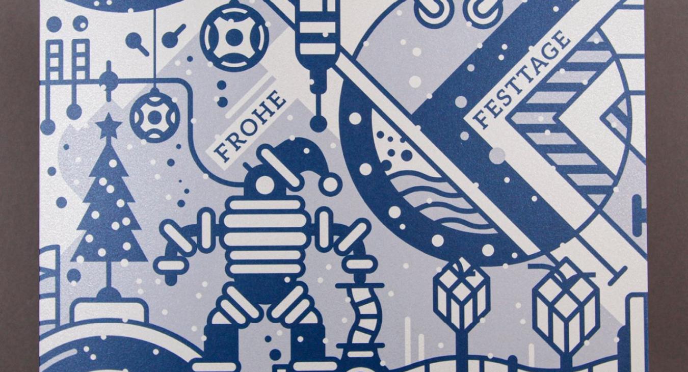 KLINGER Gysi AG - Neujahrskarte mit Markenbotschaft