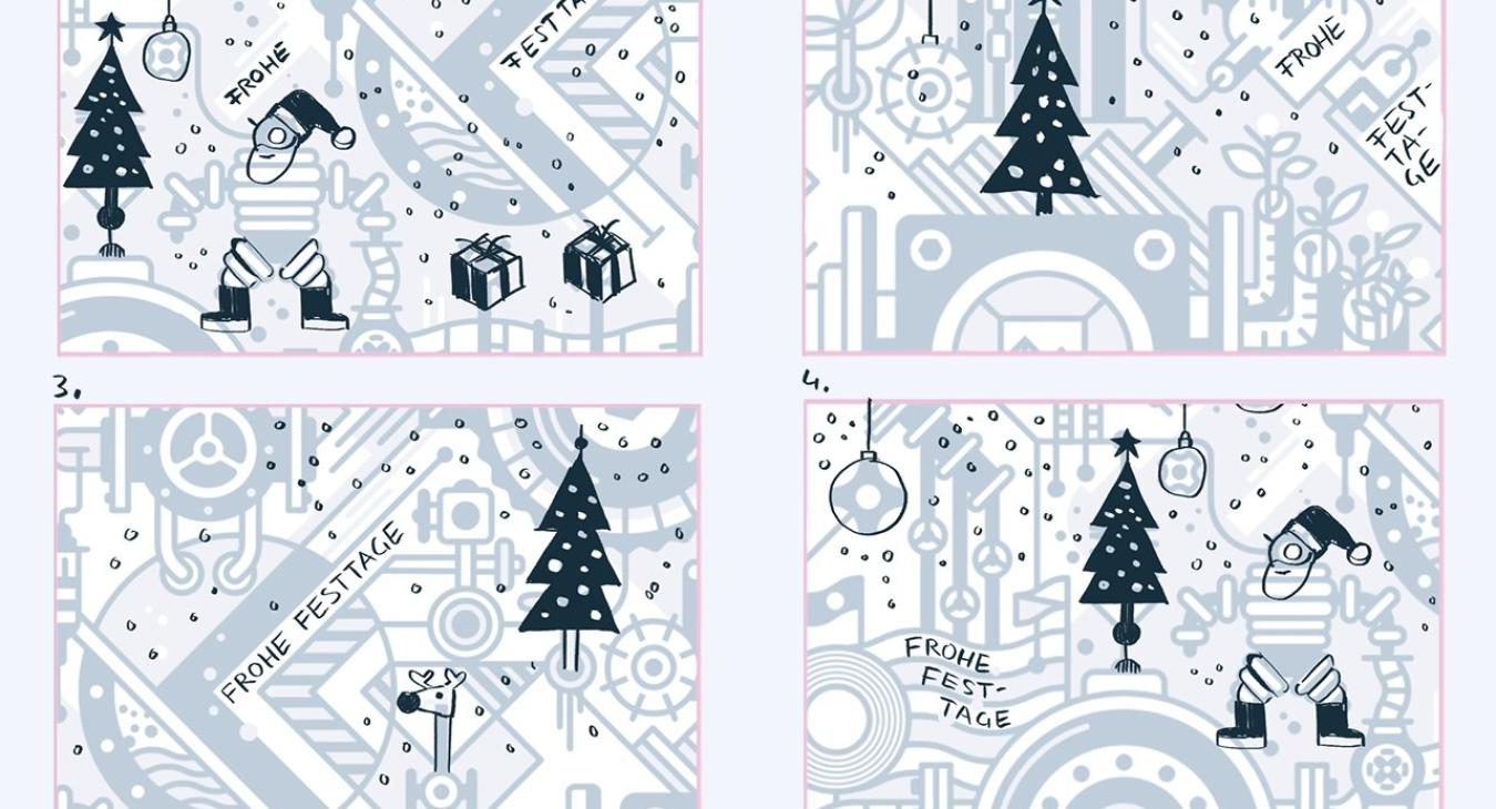 KLINGER Gysi AG - Neujahrskarte mit Markenbotschaft