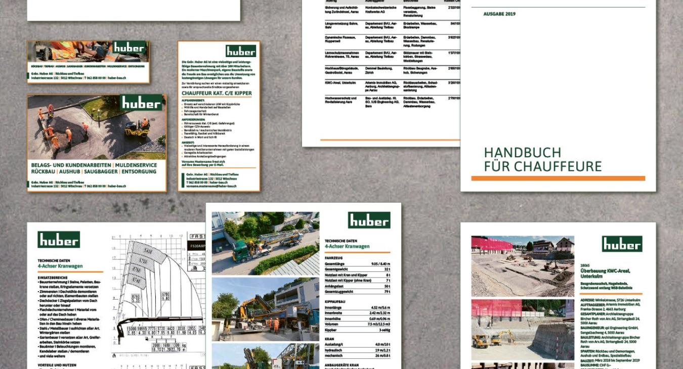 Gebr. Huber AG:  Ein neuer und frischer Auftritt