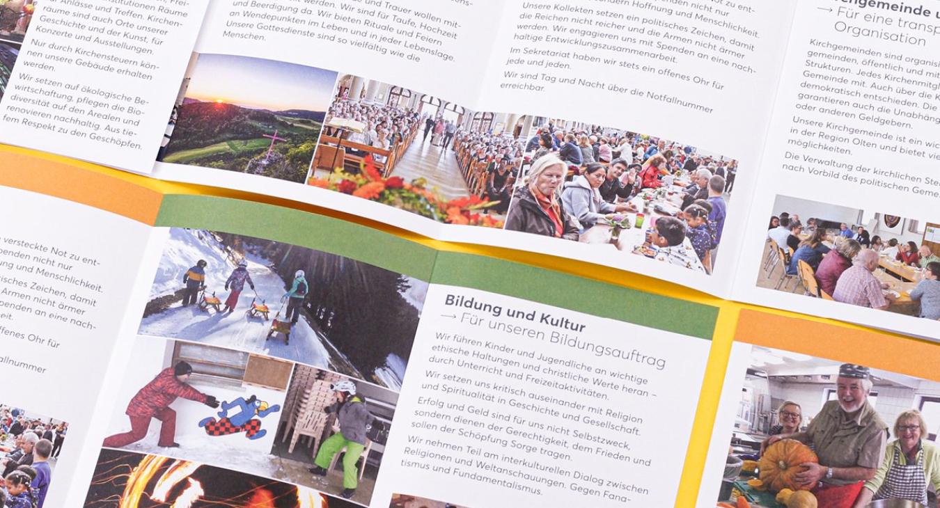 Katholische Kirche Olten: Finanzfolder