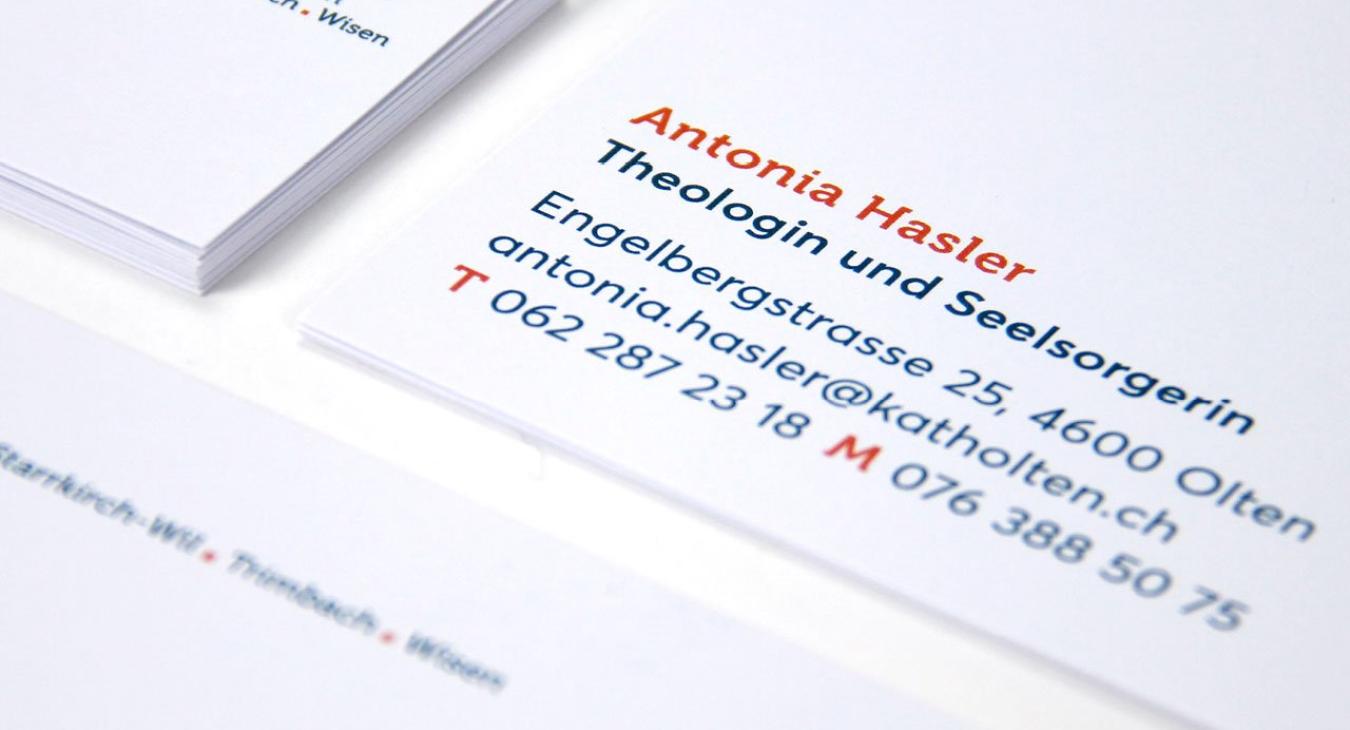 Katholische Kirche Olten: Corporate Design