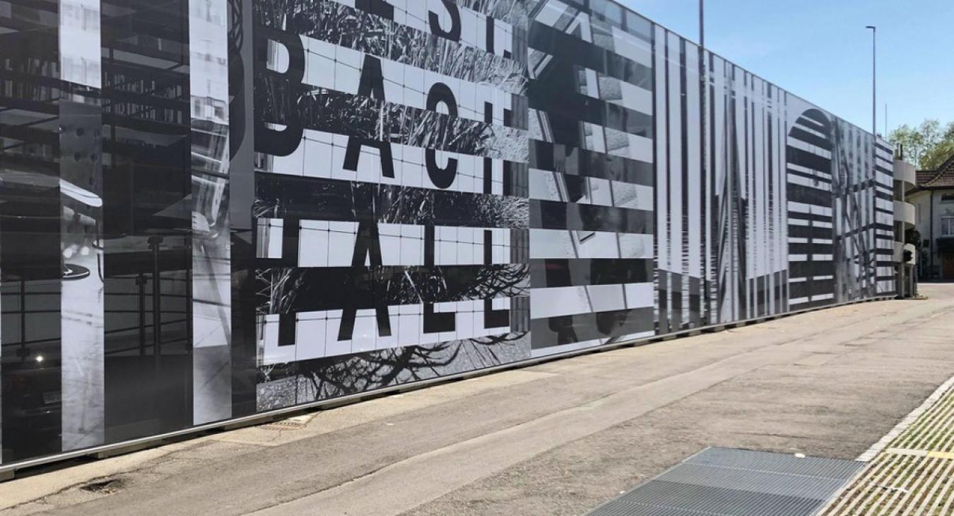 Aeschbachquartier Aarau: Parkhauswand