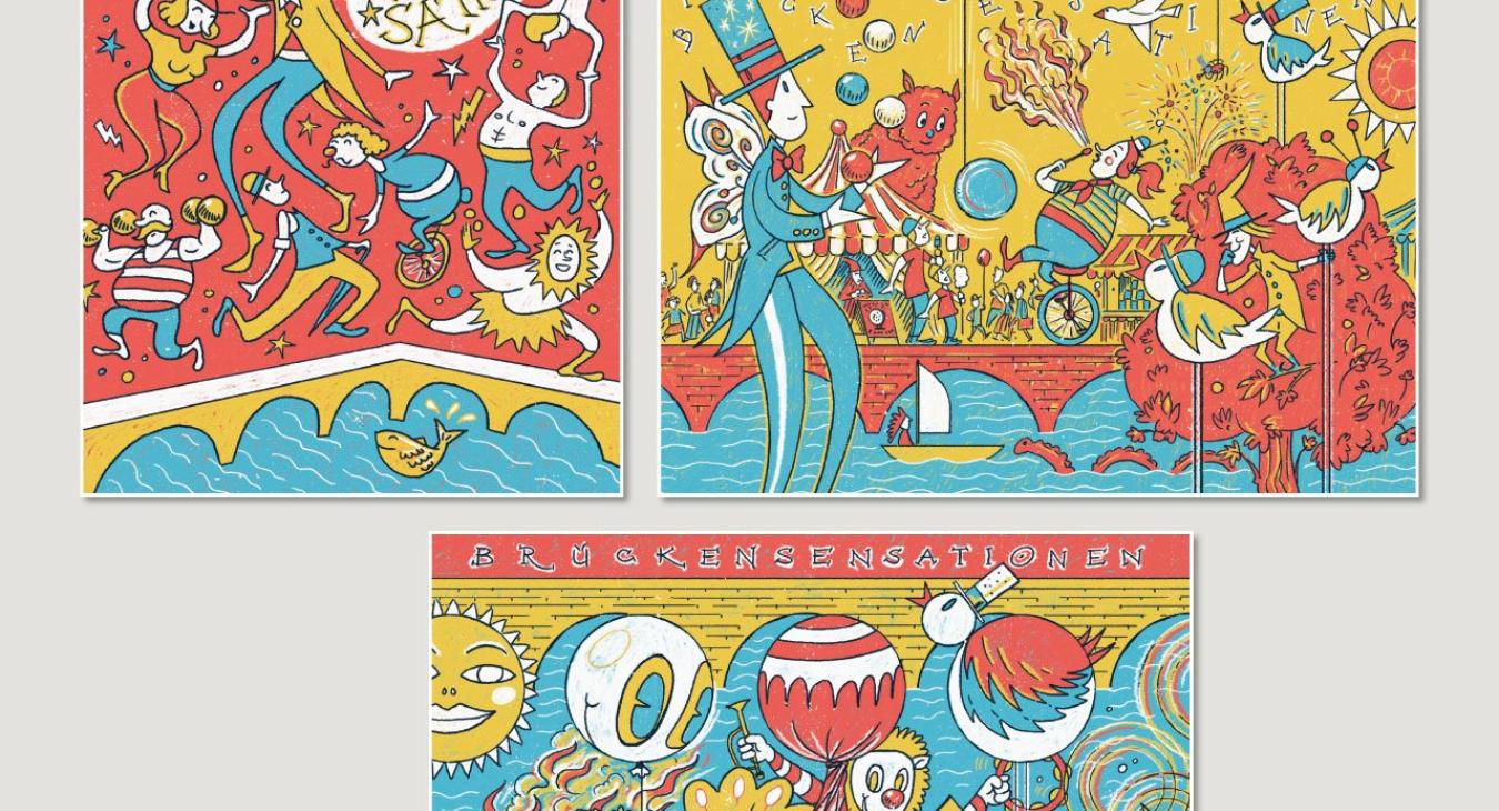 Kultur Rheinfelden: Postkarten «Brückensensationen»