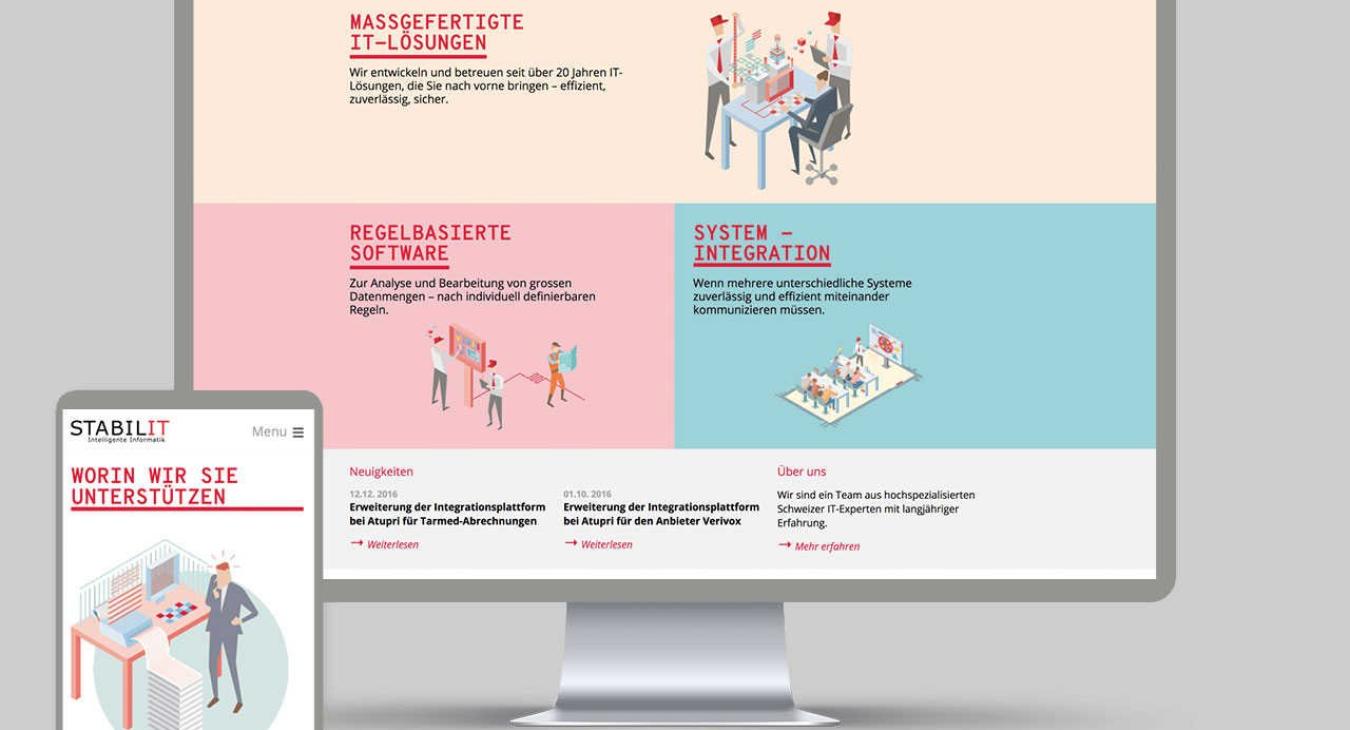 STABILIT Informatik AG: Redesign Website