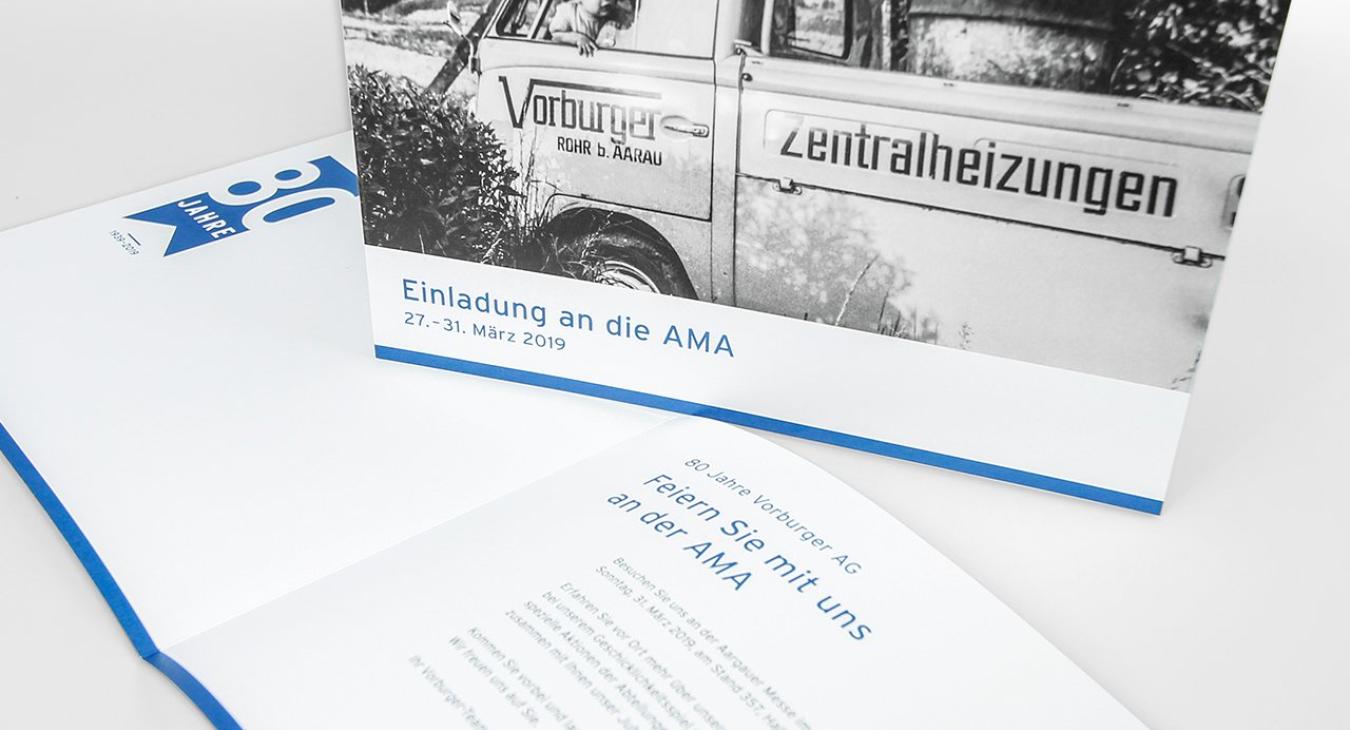 Vorburger AG: Einladung