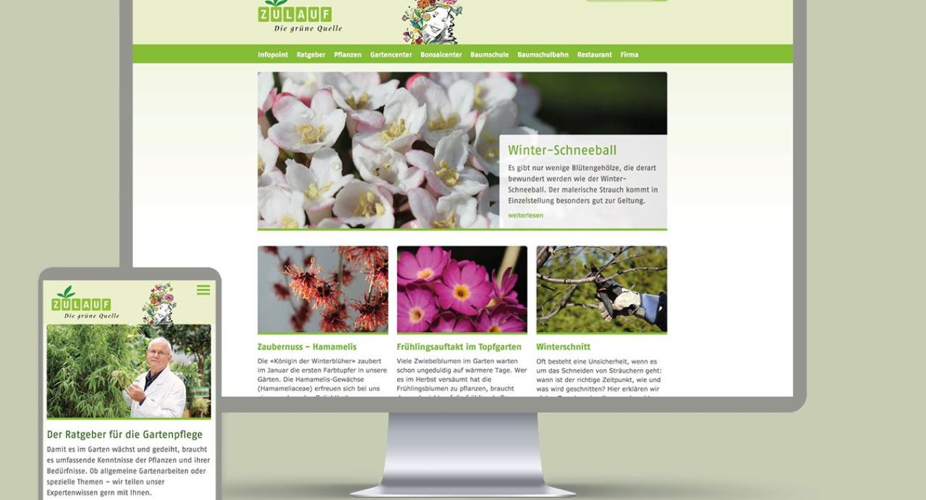 Zulauf AG: Redesign Website