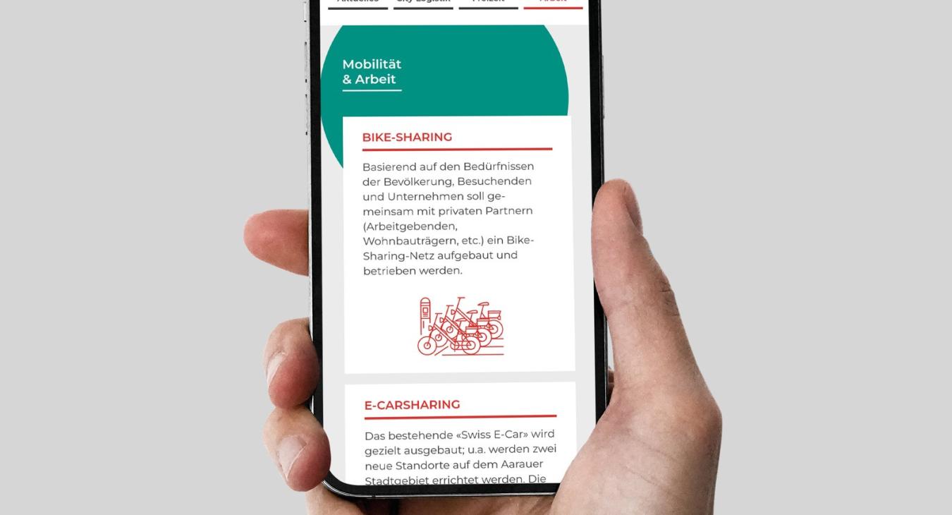 Stadt Aarau - Logo und Website Projekt «MONAMO»