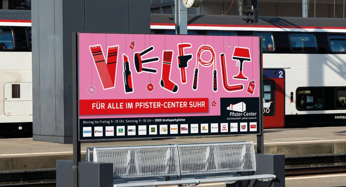 Pfister-Center Suhr - Plakatkampagne