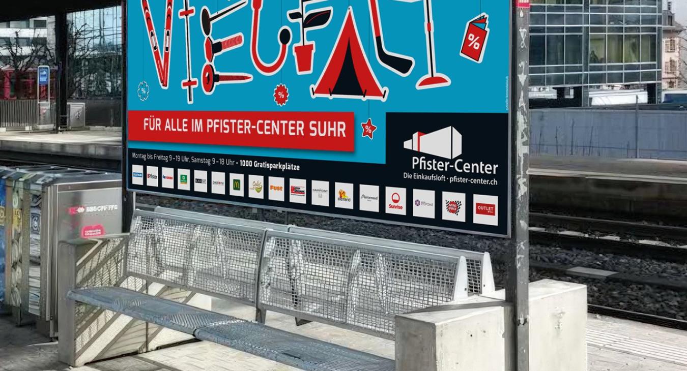 Pfister-Center Suhr - Plakatkampagne