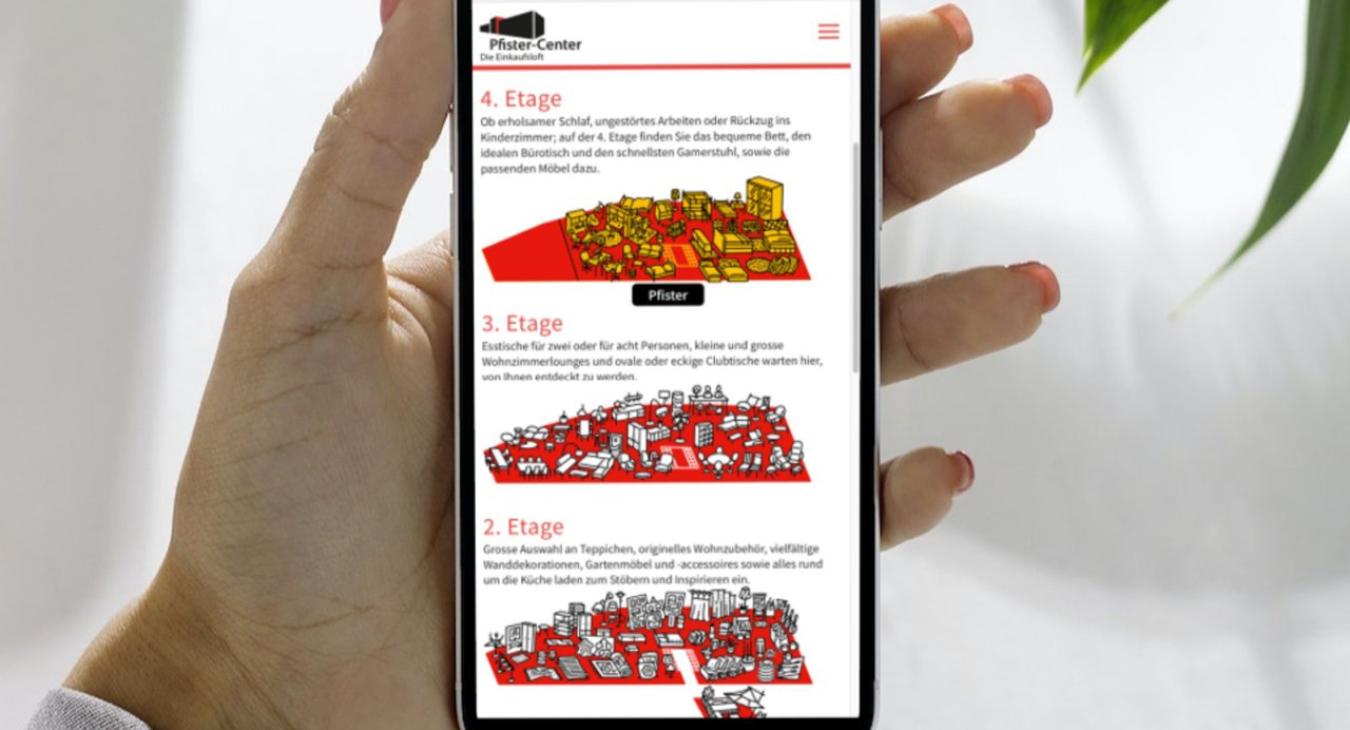 Pfister-Center Suhr - Situationsplan