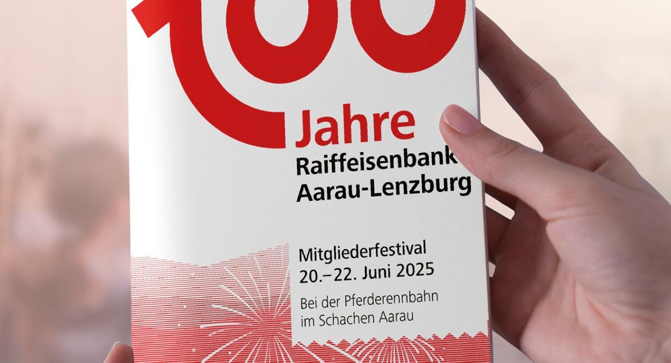 100 Jahre Raiffeisenbank Aarau-Lenzburg