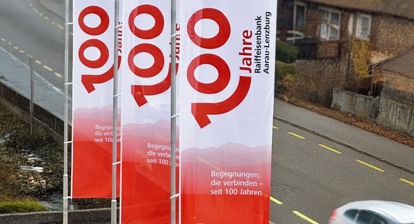 100 Jahre Raiffeisenbank Aarau-Lenzburg