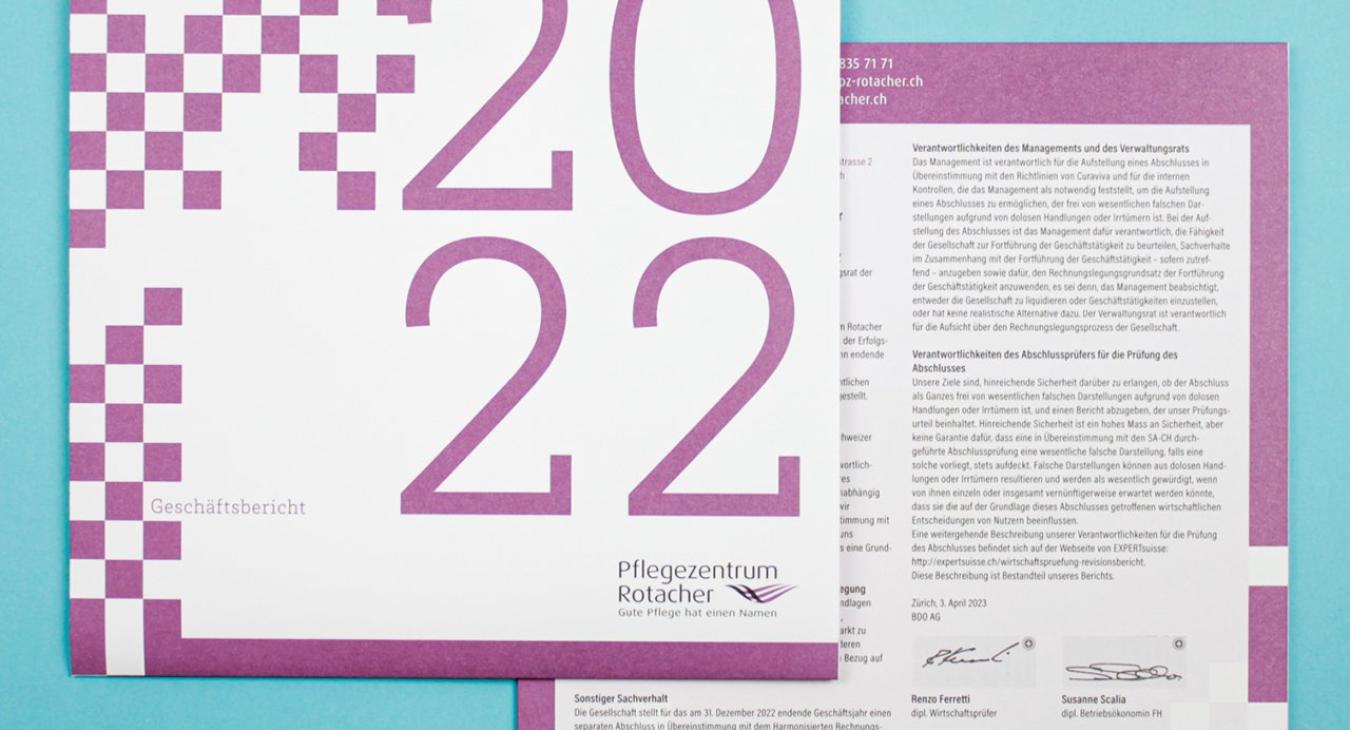 Pflegezentrum Rotacher - Geschäftsbericht 22