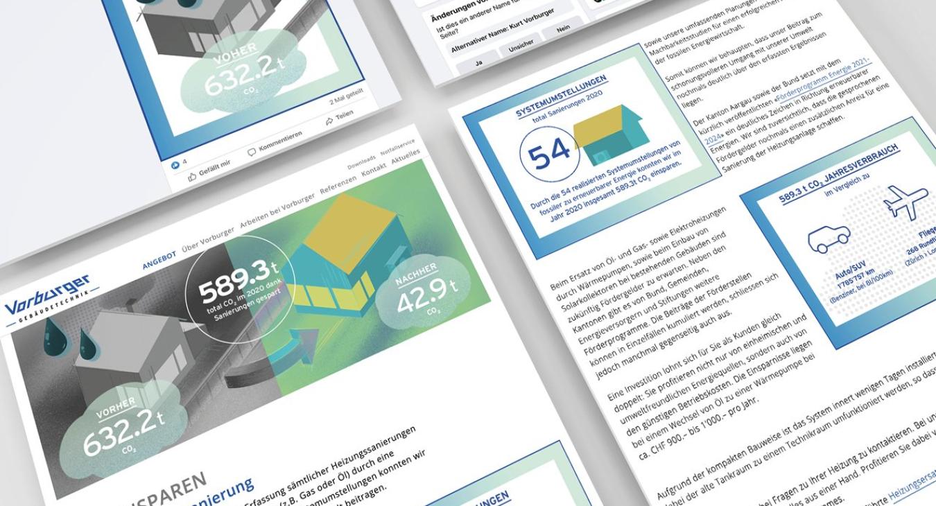 Kurt Vorburger AG: Illustration CO2