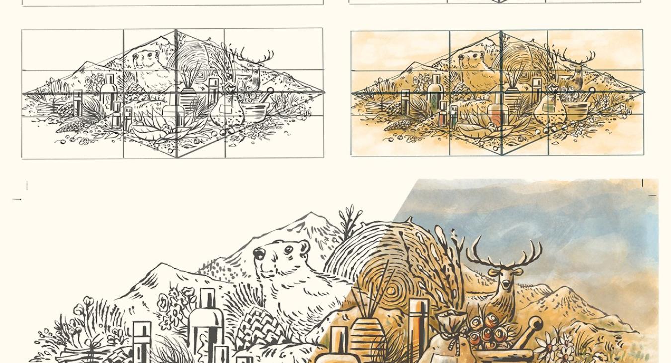 Drogaria Stadler - Illustration / Bildkonzept