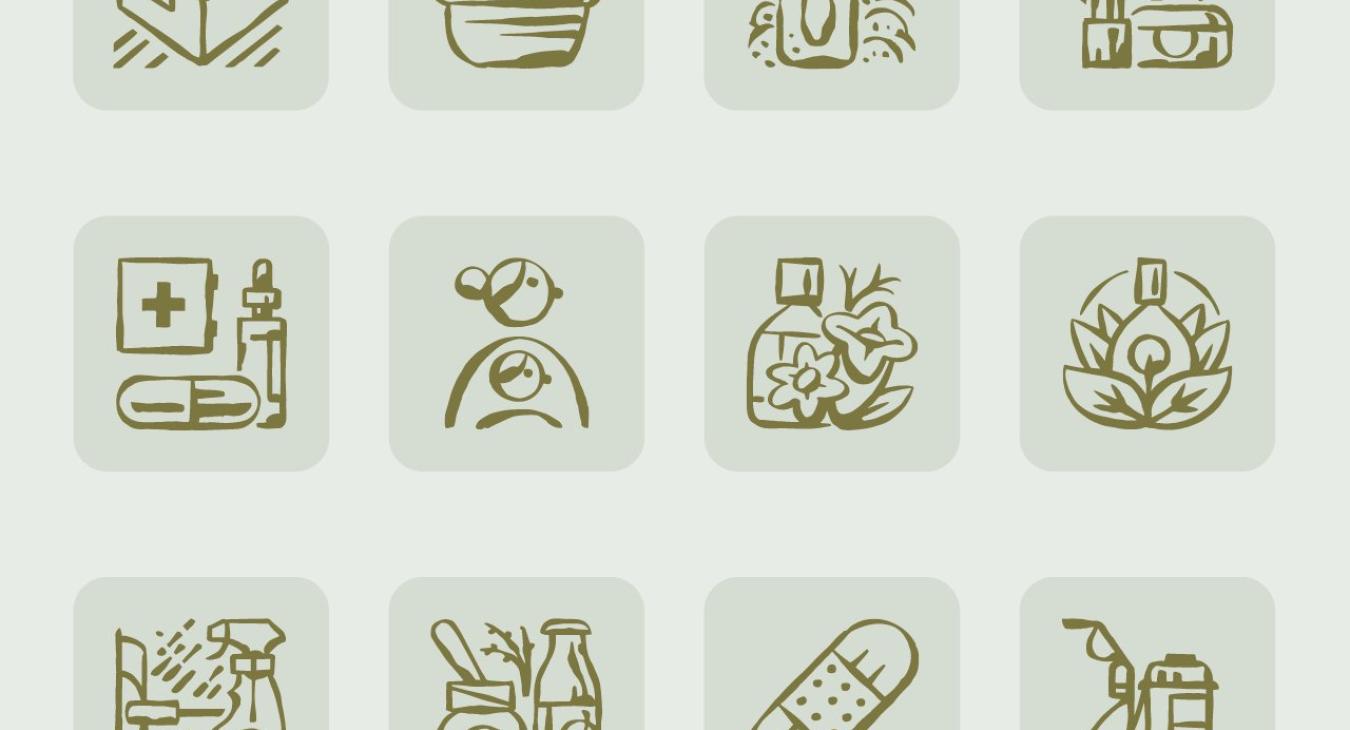 Drogaria Stadler - Piktogramme / Corporate Design